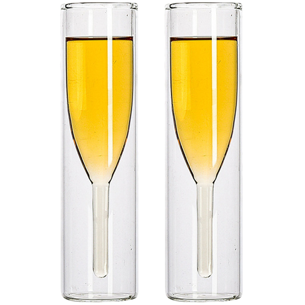 2Pcs Double Wall Glass Set 100 - đánh giá và giá Home Bar Set