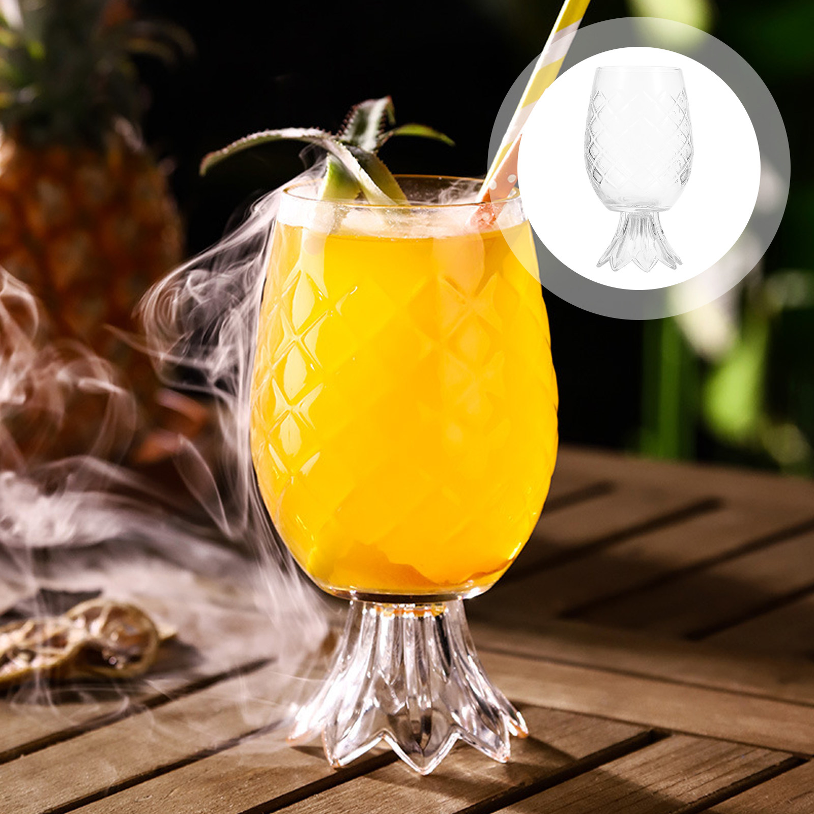 Pineapple-Shaped Cocktail Glas - đánh giá và giá Home Bar Set