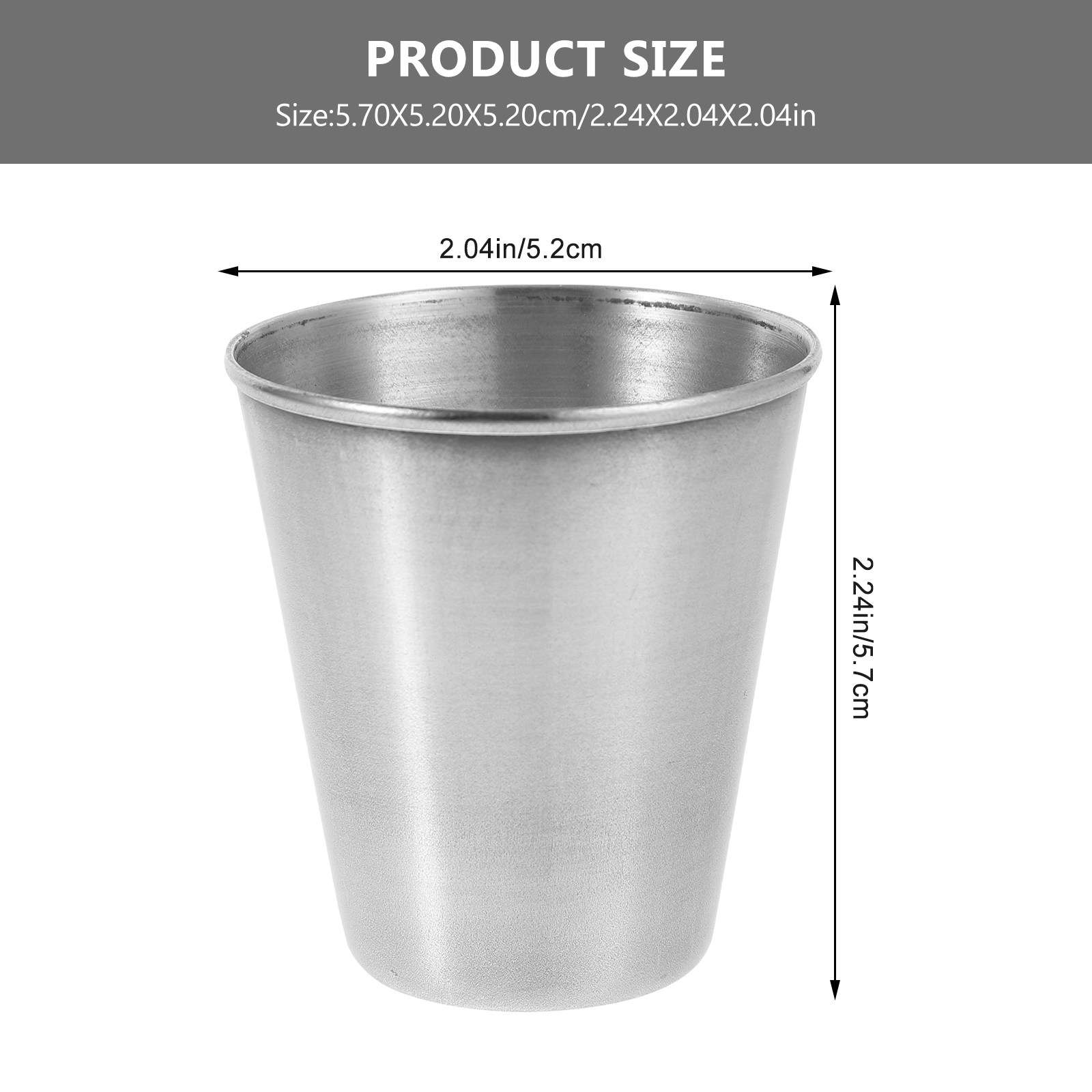 6Pcs Stainless Steel Shot Glas - đánh giá và giá Home Bar Set