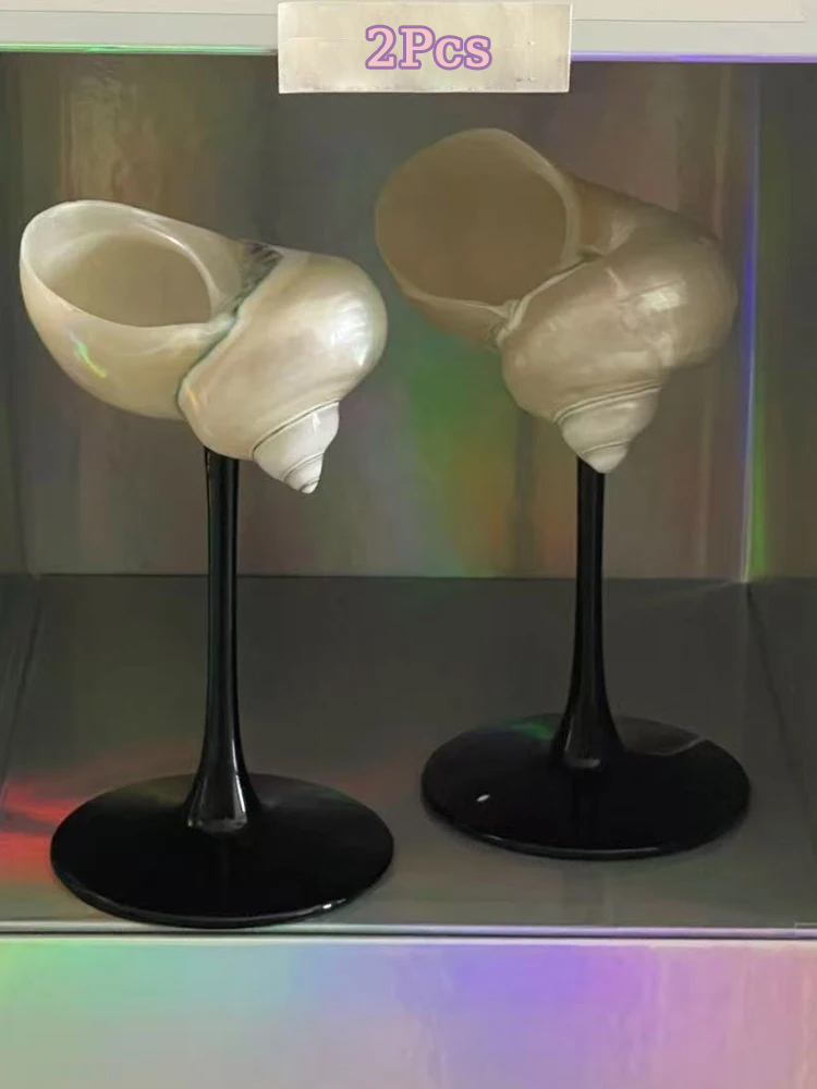 Natural Conch Shell Champagne  - đánh giá và giá Home Bar Set